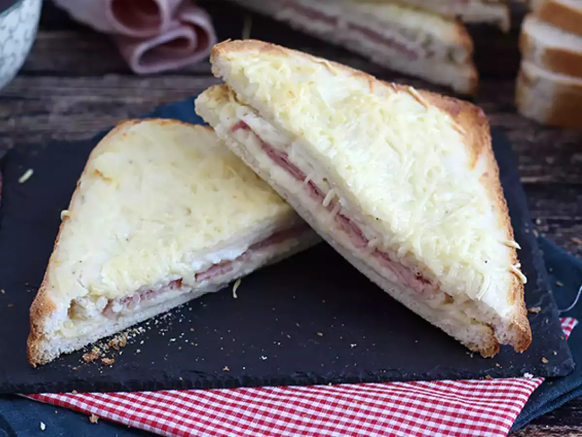 Resep Croque-monsieur gourmet dengan saus béchamel