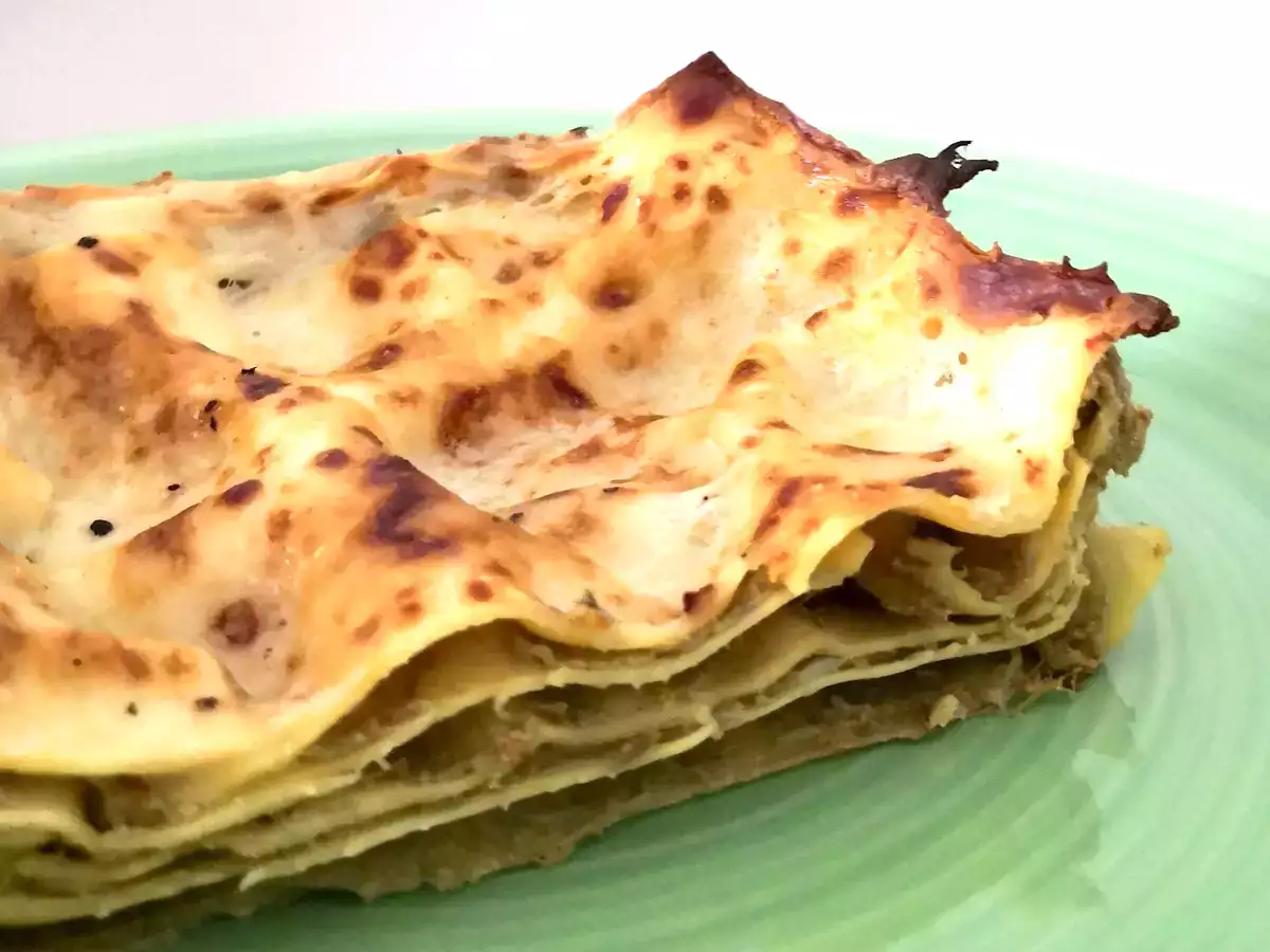 Resep Lasagna dengan artichoke dan keju ricotta