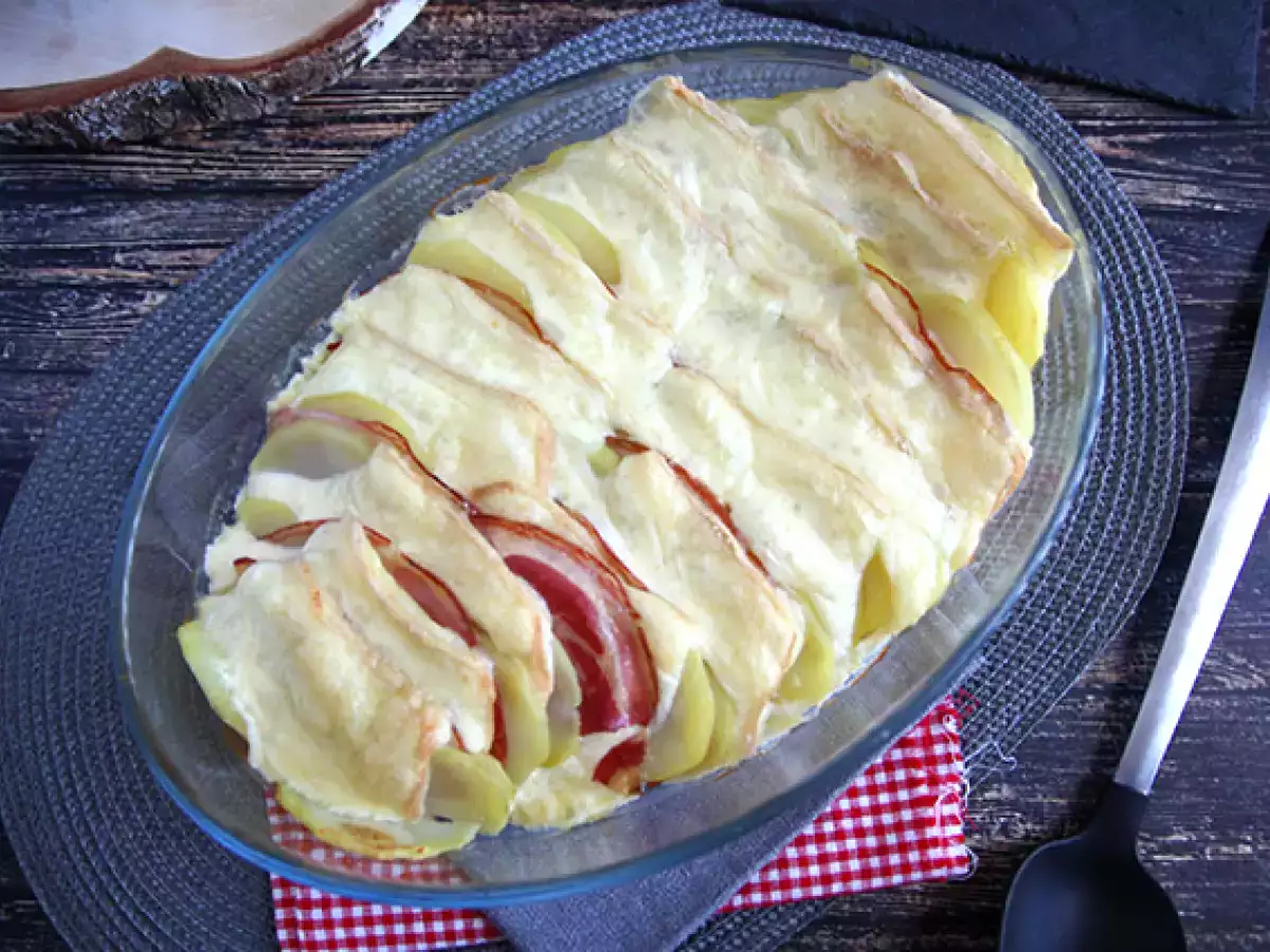 Resep Raclette gratin