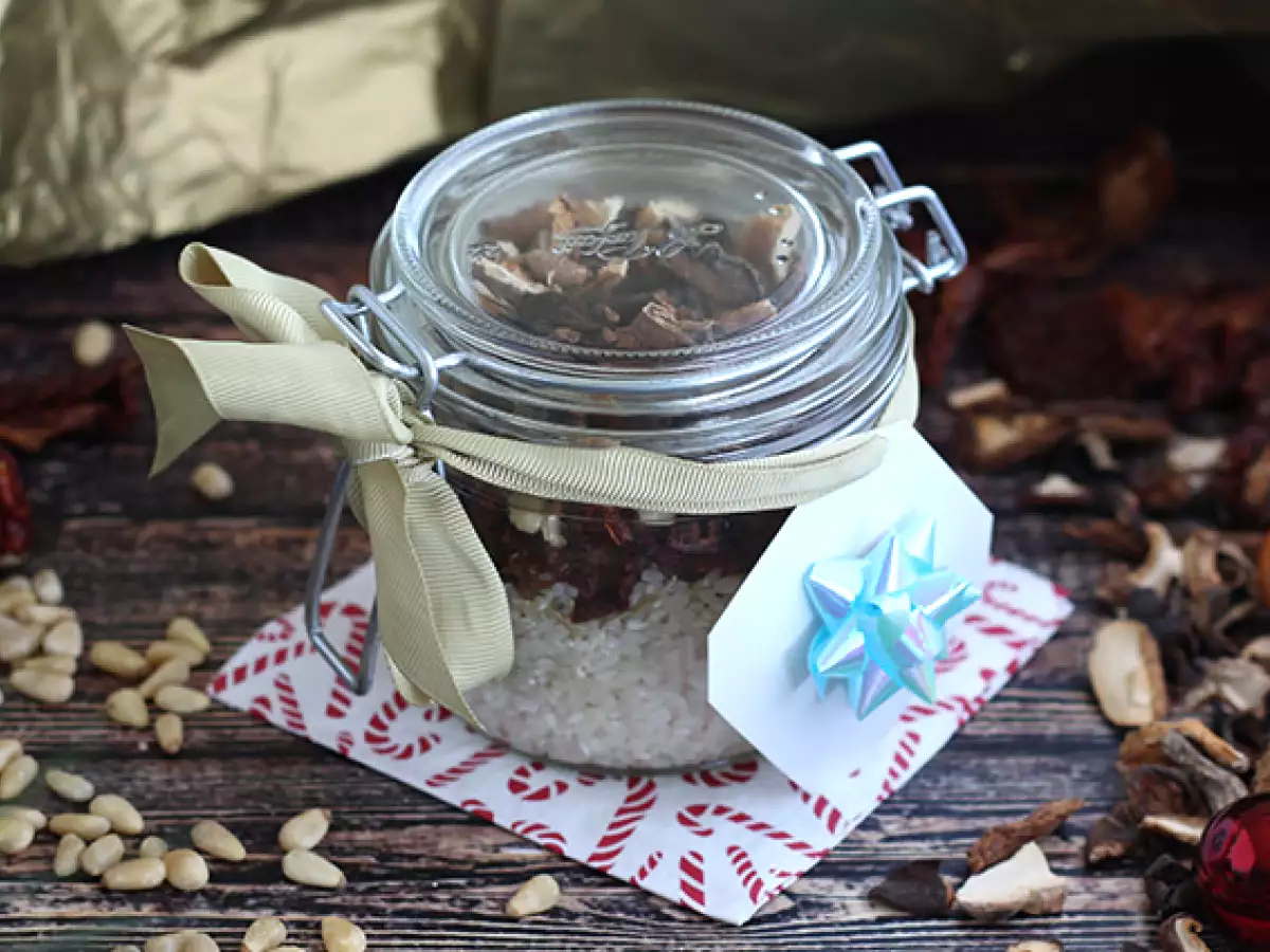 Resep Kit risotto jamur dan tomat kering matahari