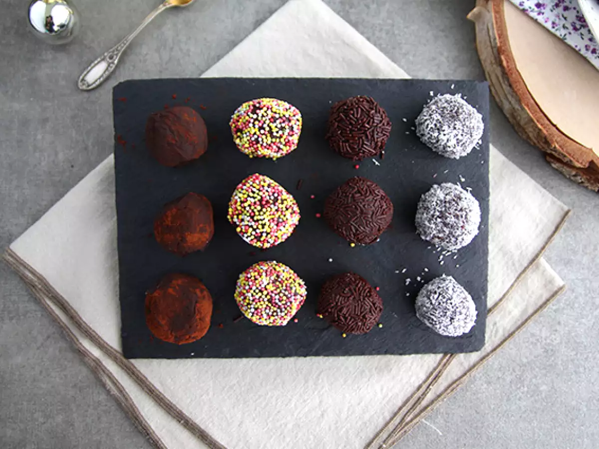 Resep Truffle berlapis cokelat