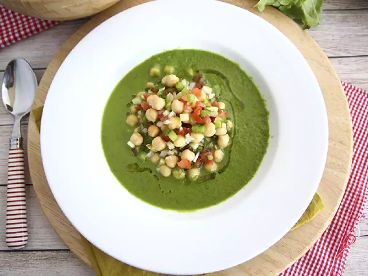 Resep Sup selada dan salad buncis