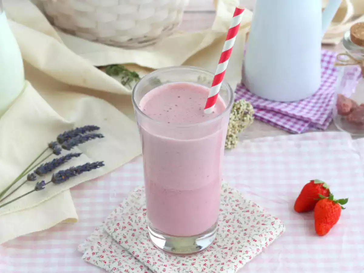 Resep Milkshake raspberry dan stroberi