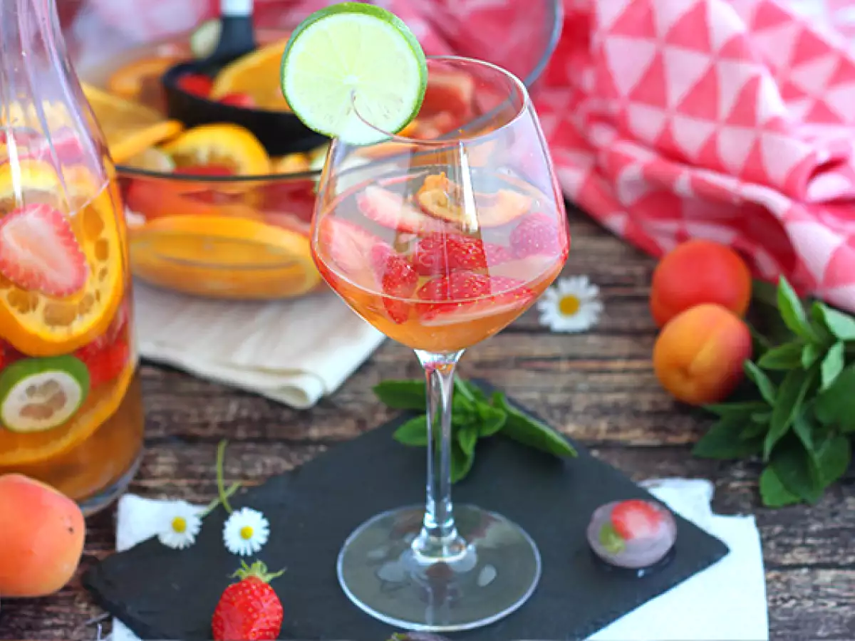 Resep Sangria dengan anggur putih - sangria putih