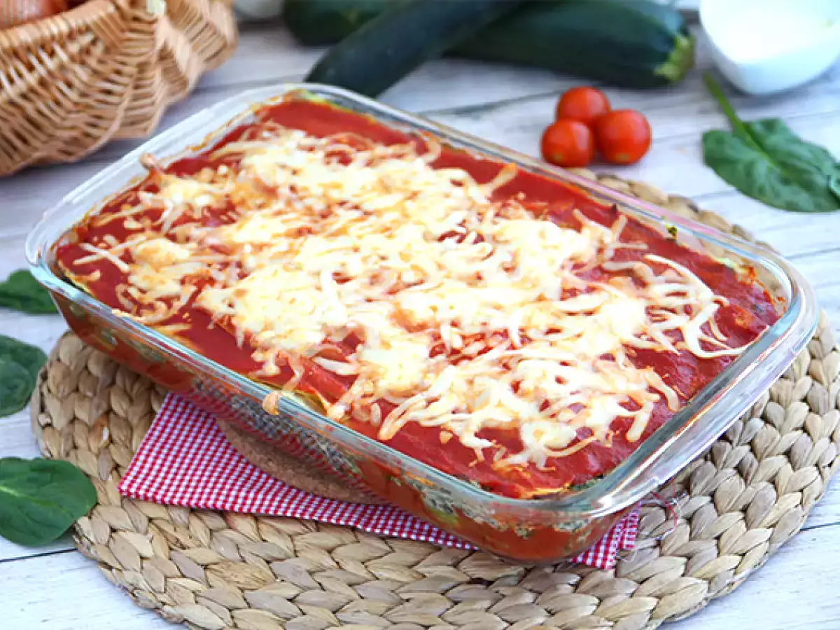 Resep Lasagna cukini dan bayam