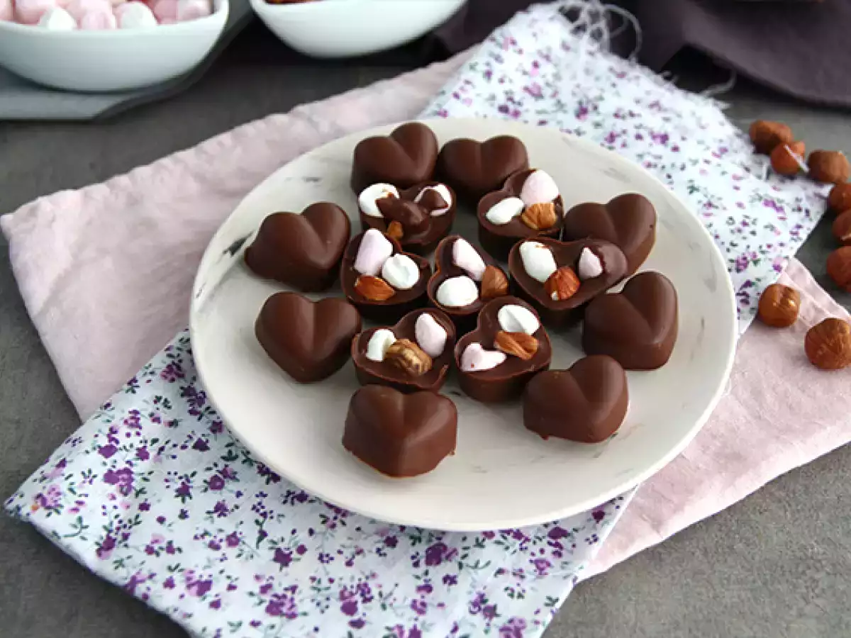 Resep Cokelat marshmallow dan cokelat kemiri