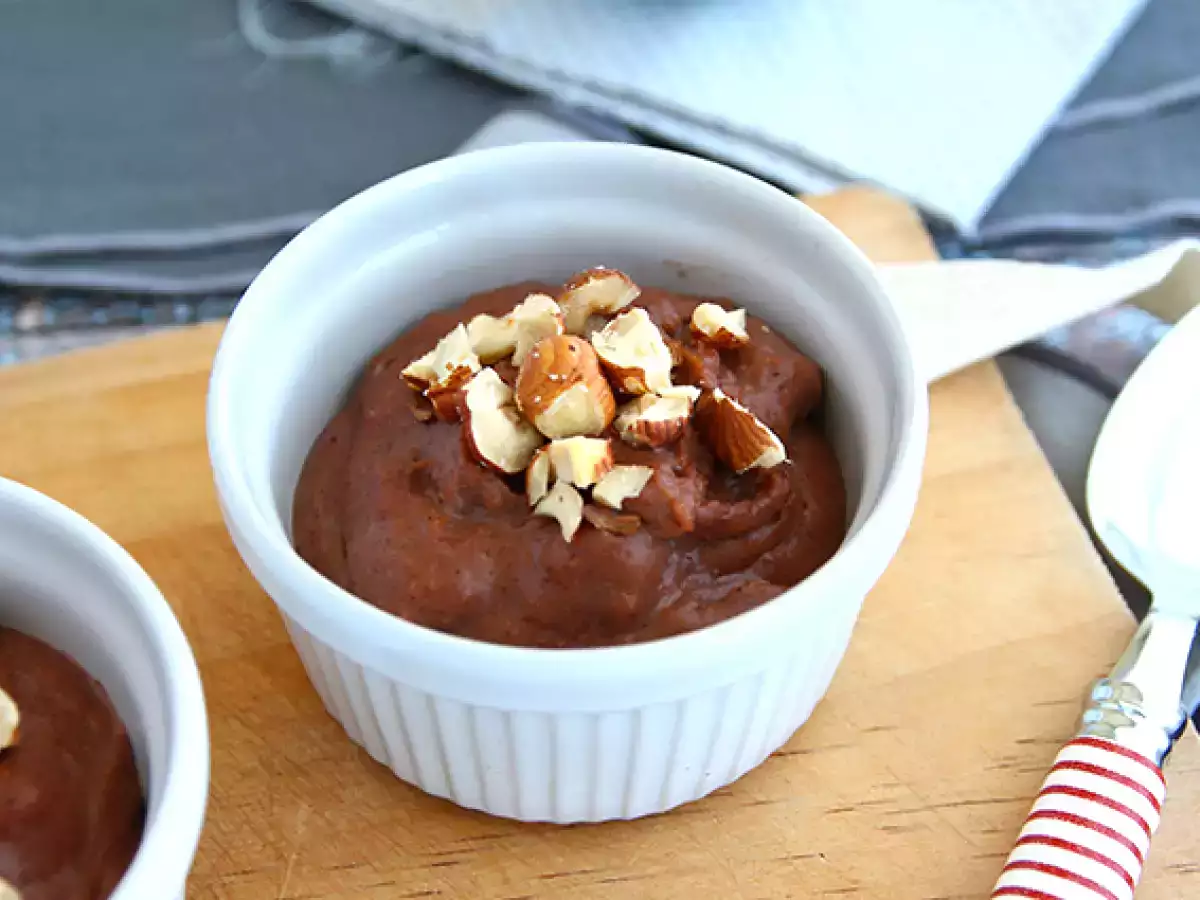 Resep Krim hazelnut (makanan penutup vegan dan bebas gluten)