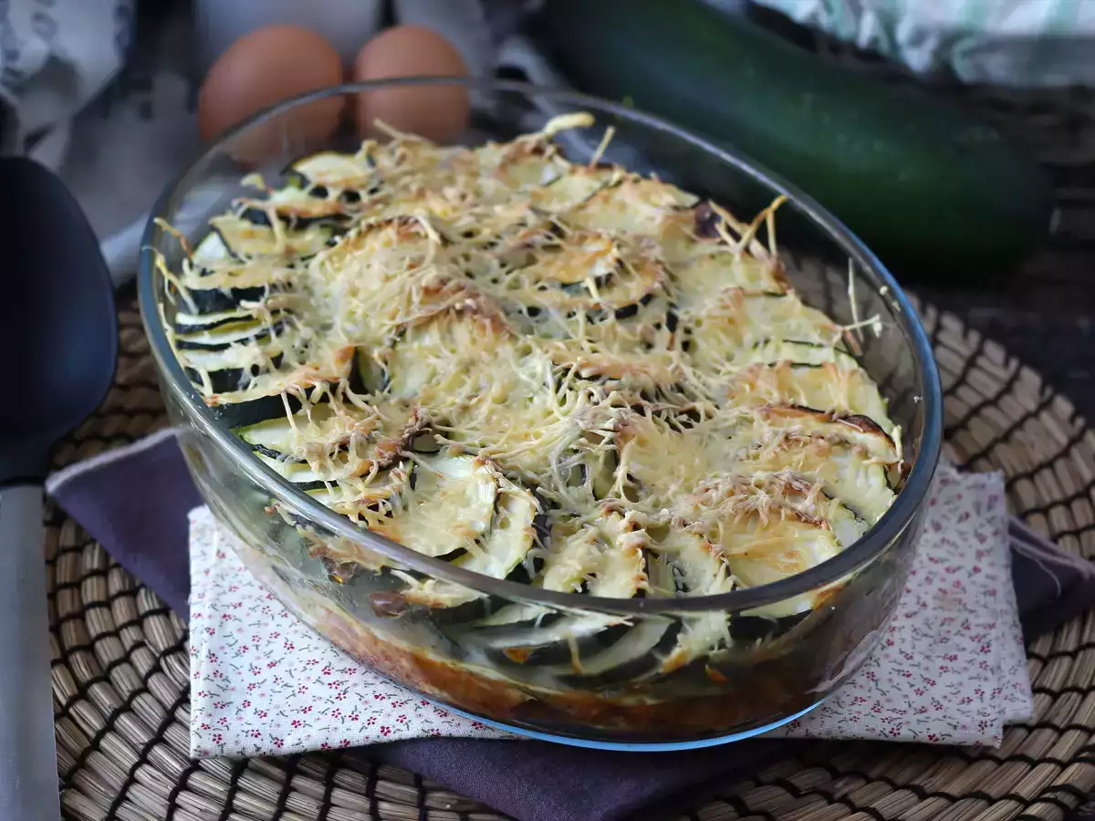 Resep Gratin cukini sederhana