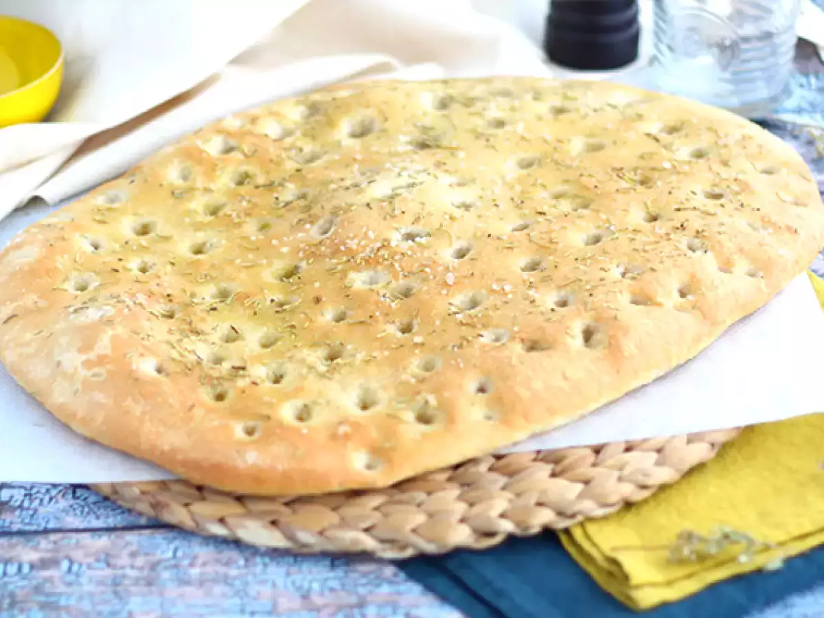 Resep Focaccia, roti italia dengan rosemary