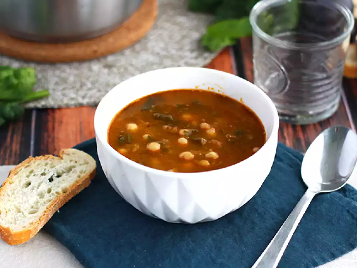 Resep Sup buncis dengan bayam