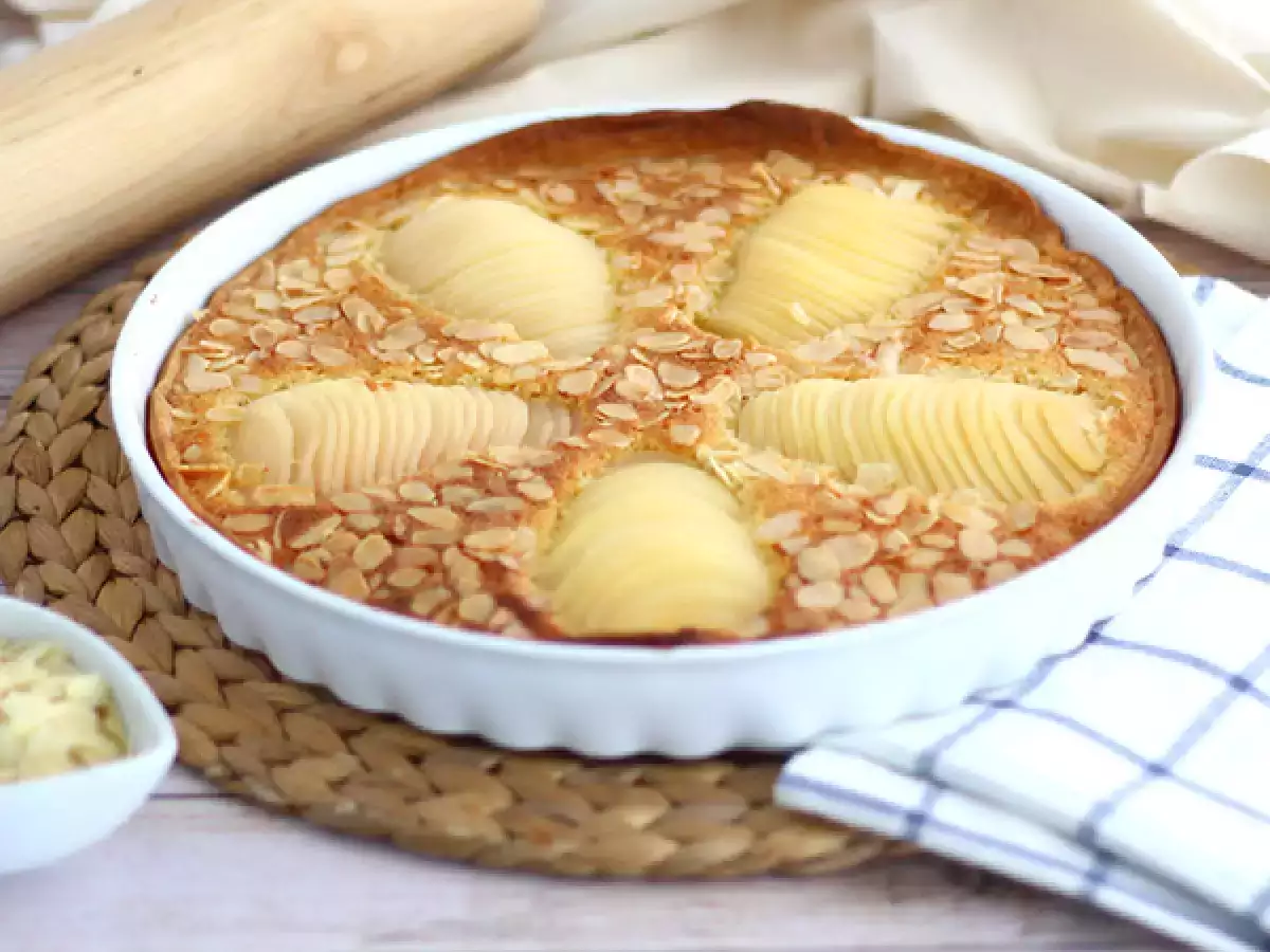 Resep Tart almond dan pir, atau bourdaloue yang terkenal
