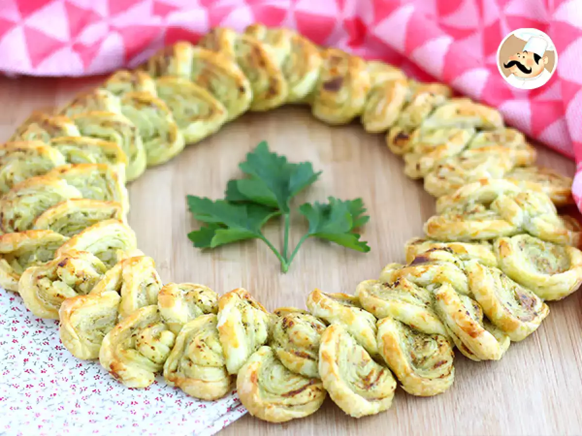 Resep Karangan bunga puff pastry pesto untuk minuman beralkohol