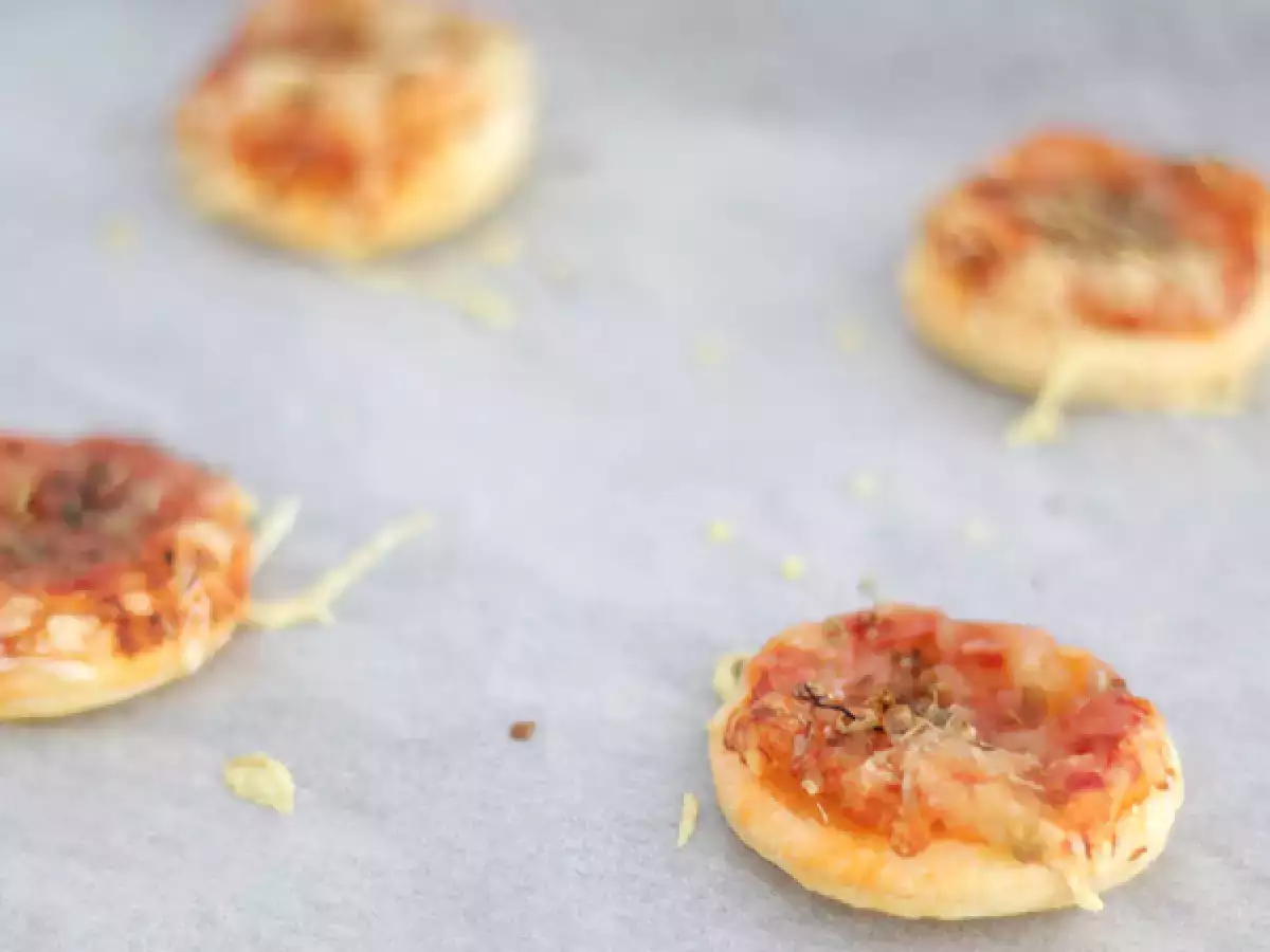 Resep Pizza mini dengan puff pastry