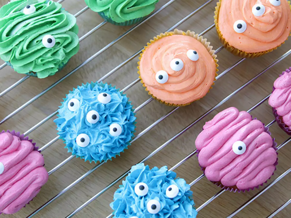 Resep Cupcake monster untuk halloween