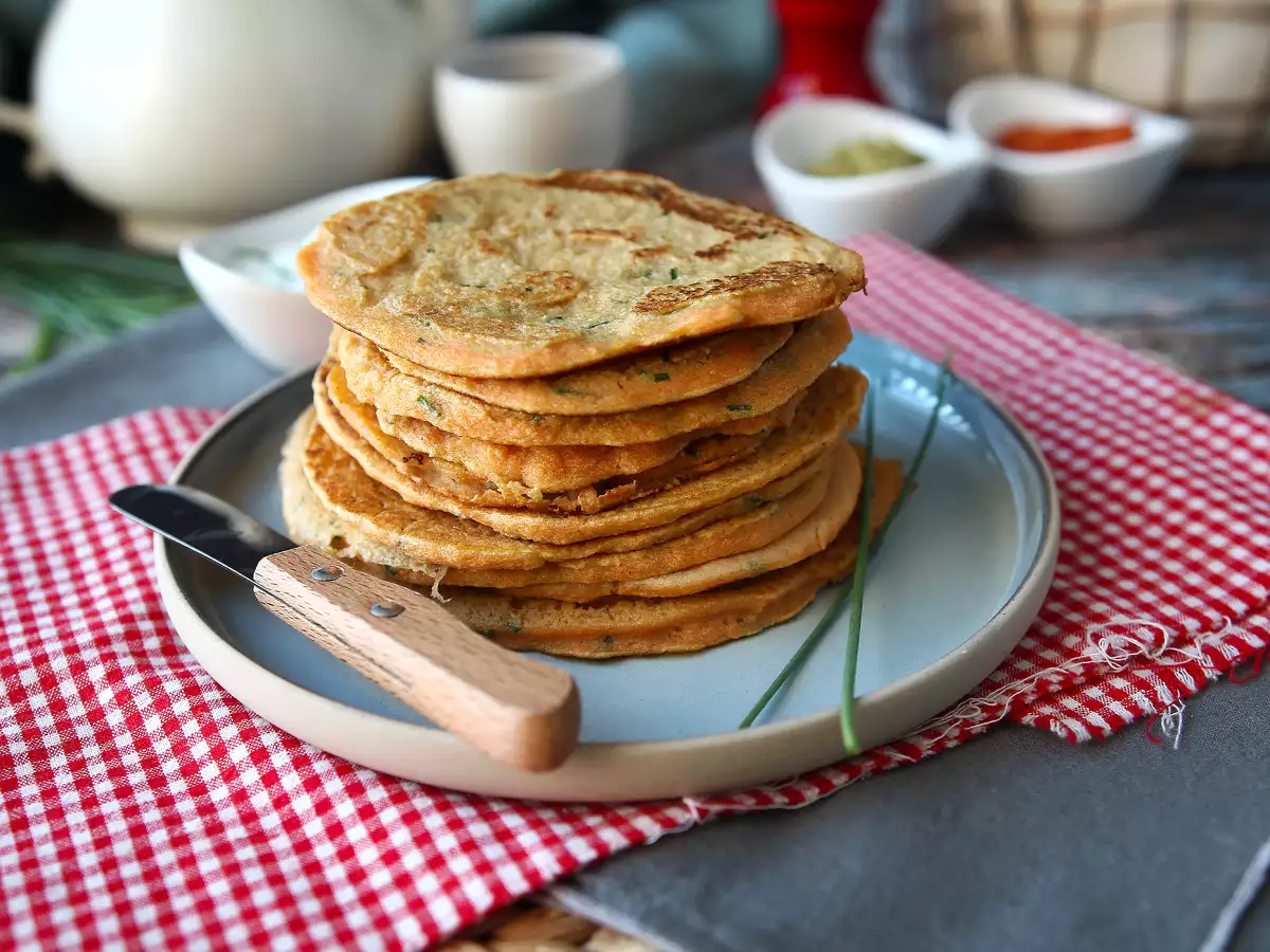 Resep Pancake gurih lentil merah: resep mudah dan kaya protein