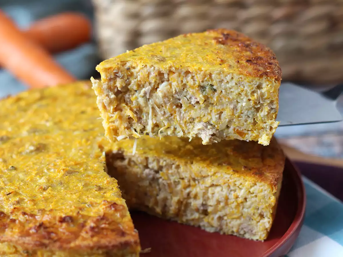 Resep Quiche tuna, wortel, dan keju cottage tanpa kulit: mudah dibuat dan kaya protein
