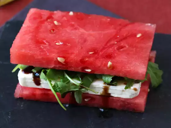 Resep Roti lapis roket feta semangka, resep viral paling segar untuk musim panas!