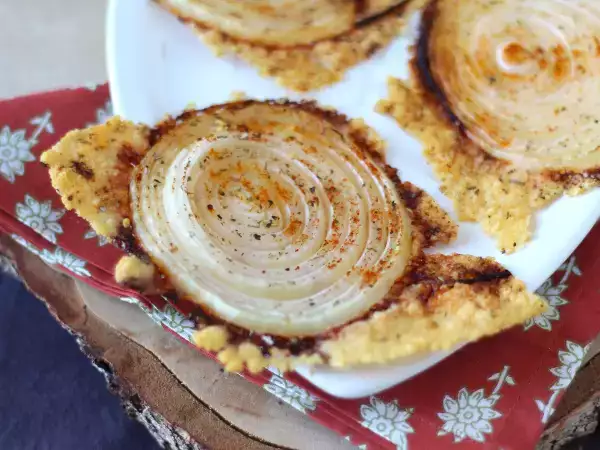 Resep Keripik bawang bombay dan parmesan buatan sendiri yang super renyah