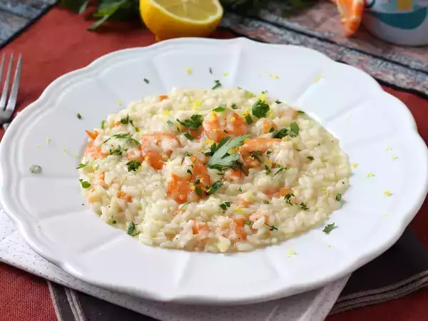 Resep Risotto udang dan lemon, hidangan pertama yang elegan dan mudah
