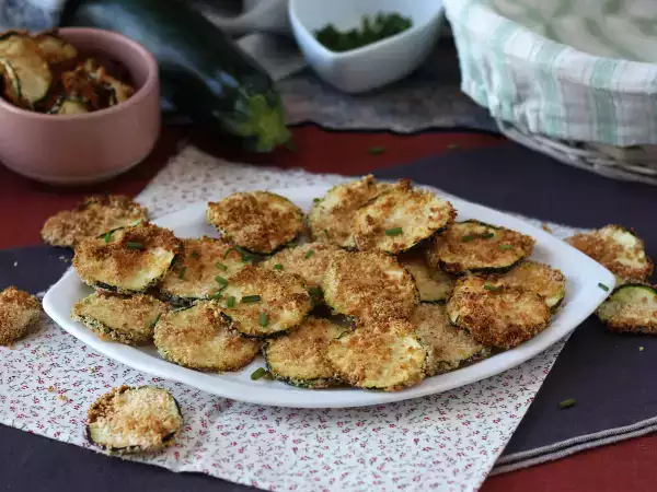 Resep Keripik cukini dengan penggorengan udara
