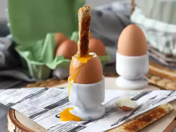 Resep Telur rebus di dalam penggorengan udara