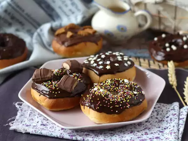 Resep Donat yang dipanggang dalam oven, versi sehat namun lezat