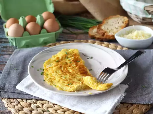 Resep Omelet keju, resep cepat saji yang siap dalam 5 menit!