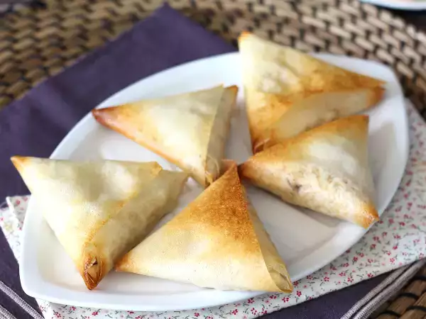 Resep Samosa dengan makarel dan fromage frais