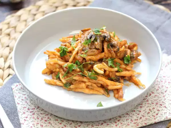 Resep Pasta alla boscaiola, hidangan pertama yang ideal untuk musim gugur dan musim dingin
