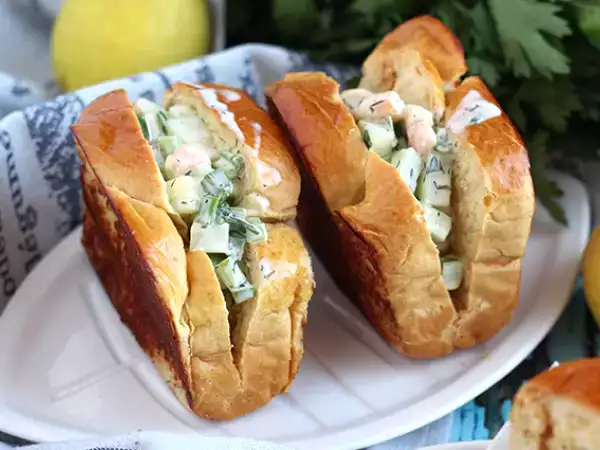 Resep Sandwich brioche udang (udang gulung)