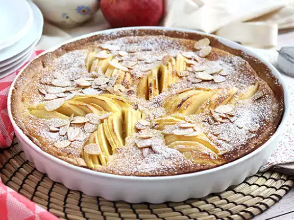 Resep Kue apel dan almond (tarte normande)