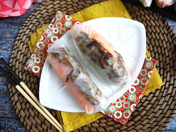 Resep Lumpia - daging sapi yang diasinkan