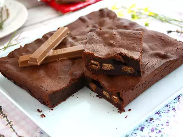 Resep Brownies dengan kit kat ®