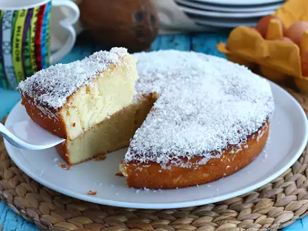 Resep Kue kelapa brasil - bolo toalha felpuda