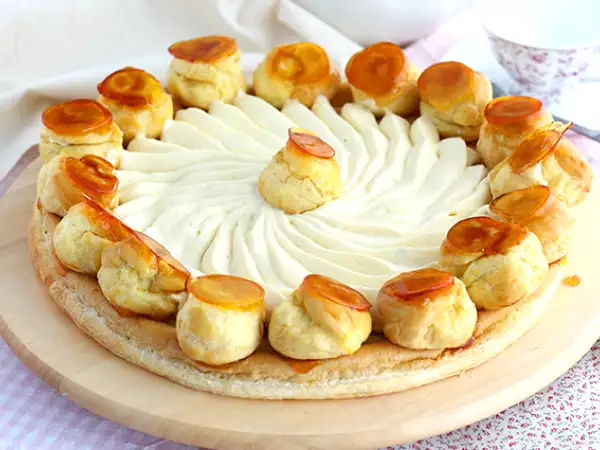 Resep Resep saint honoré dijelaskan langkah demi langkah di video