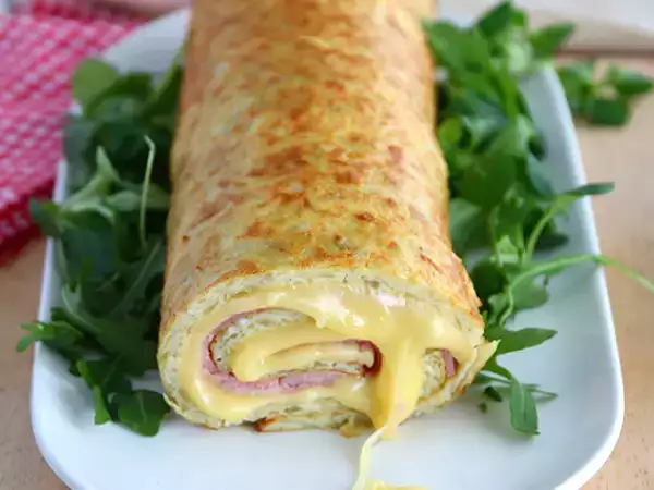 Resep Kentang gulung dengan keju savoy raclette dan ham