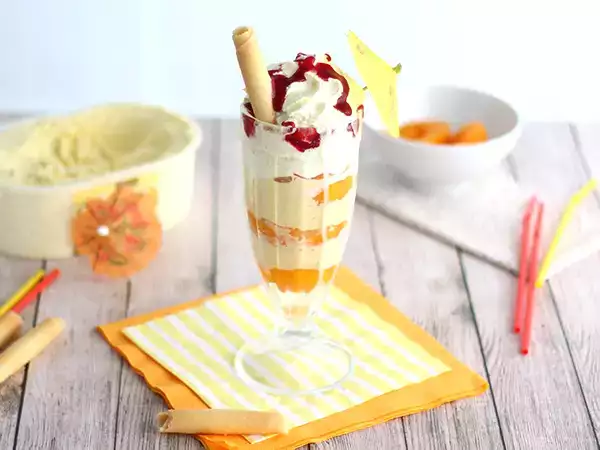 Resep Peach melba