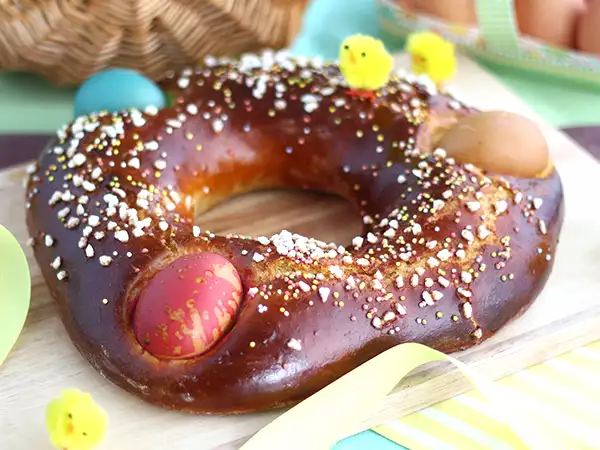 Resep Mouna, brioche paskah tradisional