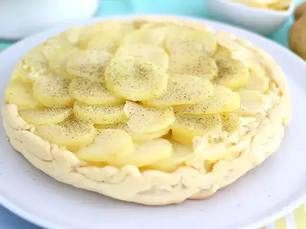 Resep Tatin tart kentang dan kantal