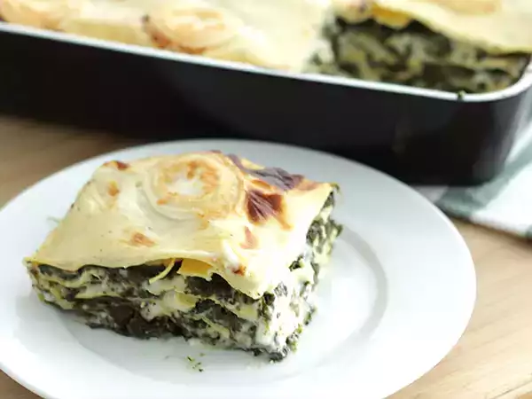 Resep Lasagna bayam dan keju kambing