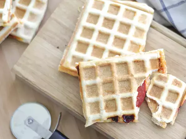 Resep Wafel pizza