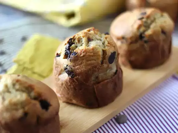 Resep Muffin pisang dan chocolate chip ekstra gourmet