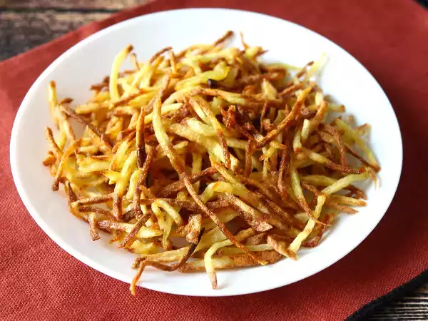 Resep Keripik kentang air fryer sangat renyah sehingga anda tidak akan percaya bahwa keripik kentang ini buatan sendiri