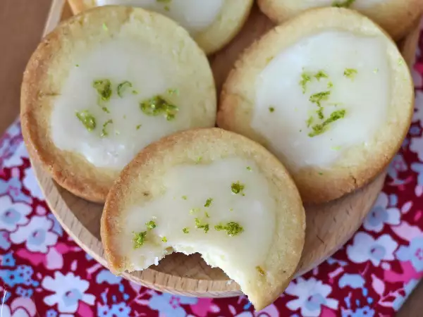 Resep Kukis mentega jeruk nipis dengan glasir