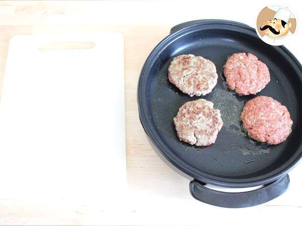 Burger daging sapi - Persiapan langkah 3