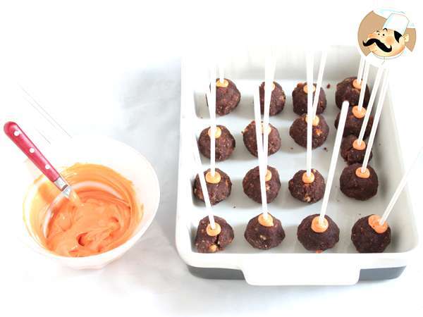 CakePops - Halloween - Persiapan langkah 5