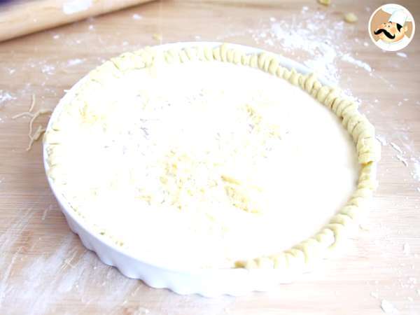 Bacon quiche - Persiapan langkah 5