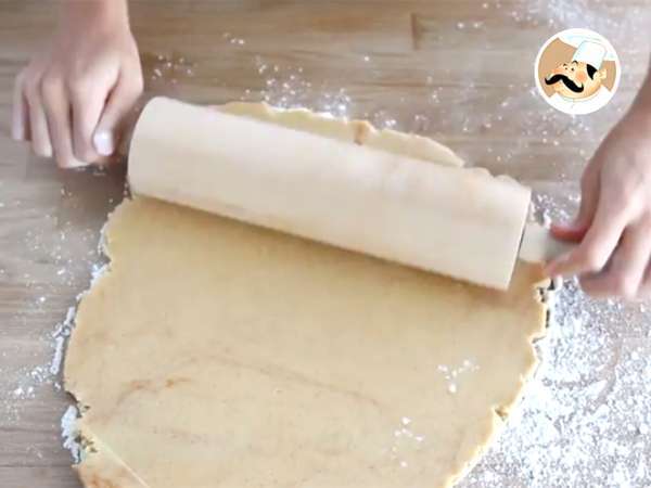 Biskuit pria roti pendek - Gingerbread Men - Persiapan langkah 3