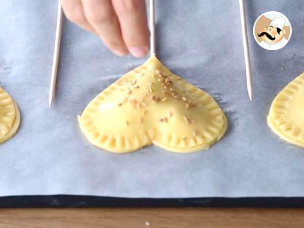 Pie Pops berbentuk hati untuk Hari Valentine - Persiapan langkah 7