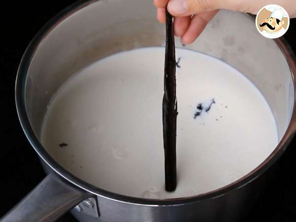 Crème brûlée - Persiapan langkah 4